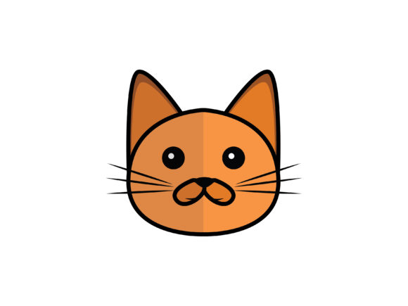 254-cat Head Vector Icon Review for Embroidery Projects