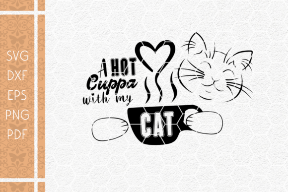 A Hot Cuppa with My Cat Embroidery Design Review