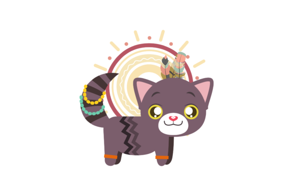 Boho Sun and Cat Animal Embroidery Design Review