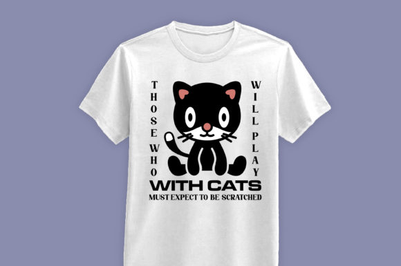 Cat Lover T-shirt Design 221 Review