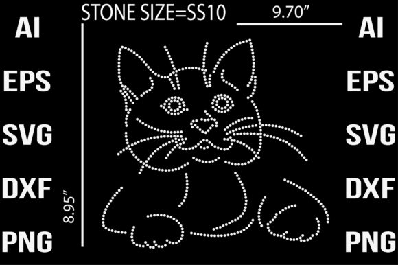 Cat Rhinestone Templates Design Review