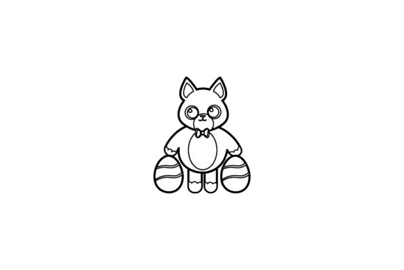 Easter Icon -brown Cat Coloring Page Review