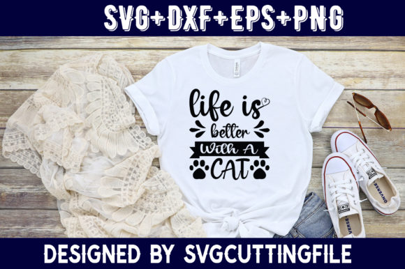 Life Better with a Cat Embroidery Design Review